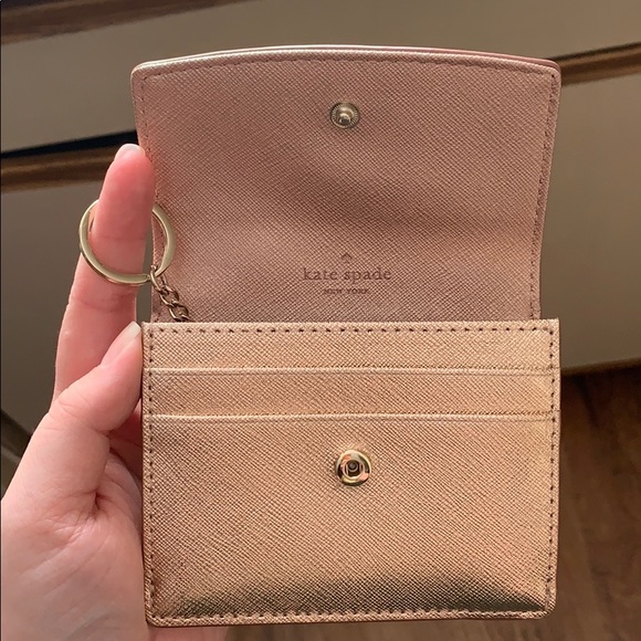 Rose Gold Kate Spade Wallet - Picture 3 of 5